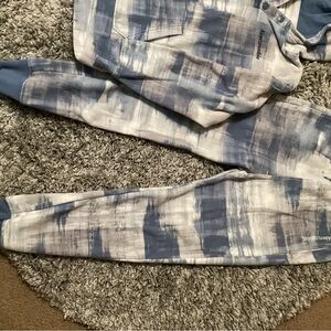 Abercrombie sweat suit.